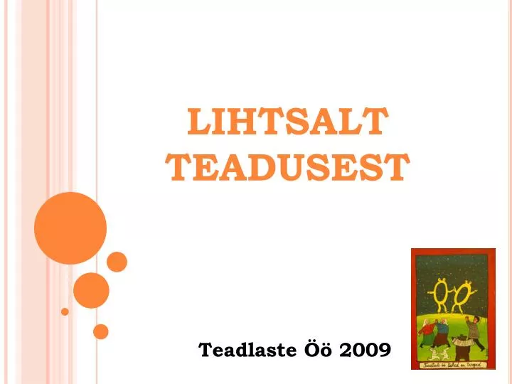 lihtsalt teadusest