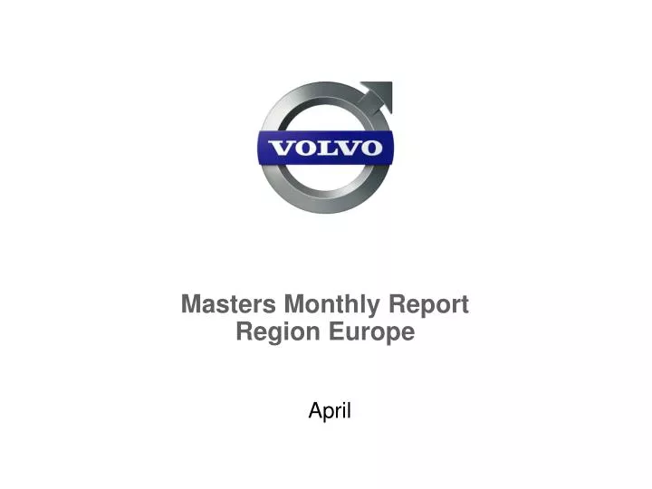 masters monthly report region europe