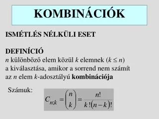 kombin ci k