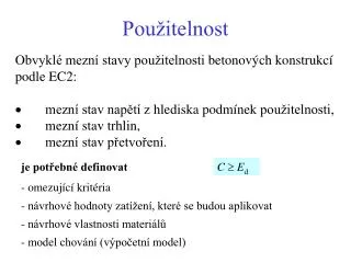 pou itelnost