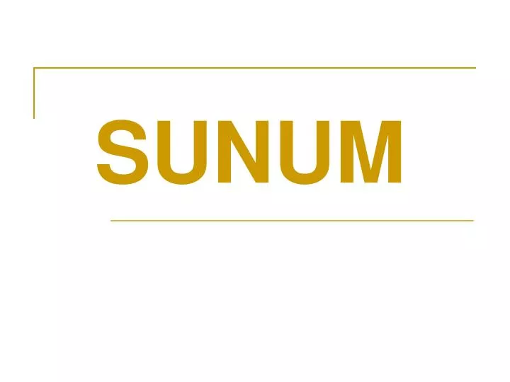 sunum