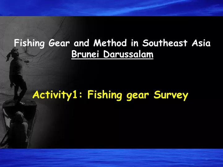 activity1 fishing gear survey