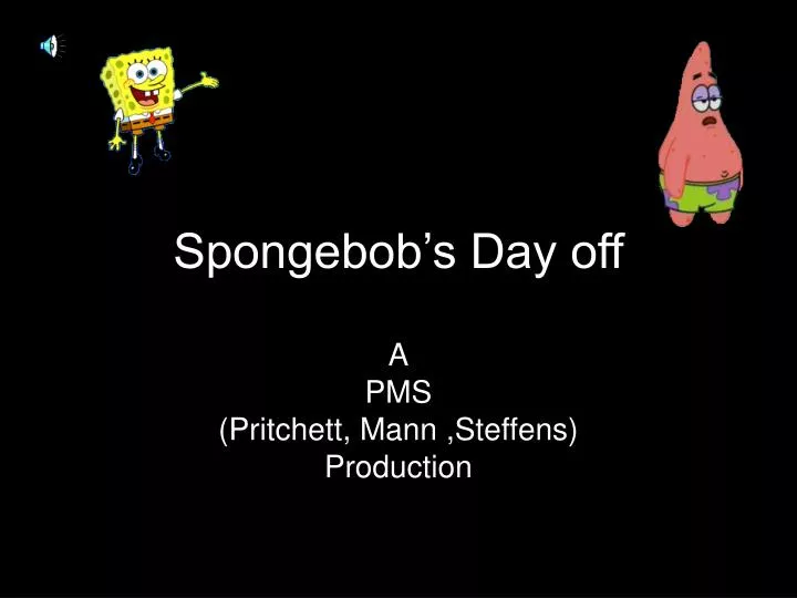 spongebob s day off