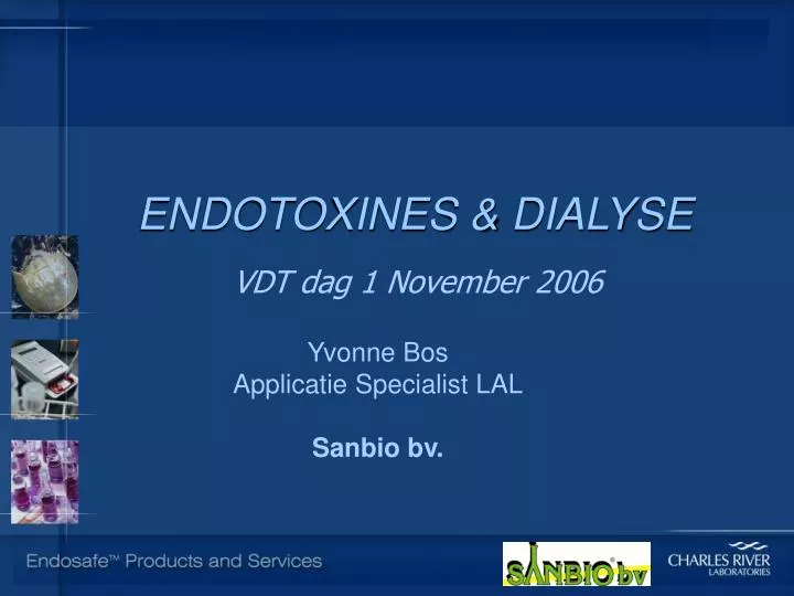 endotoxines dialyse
