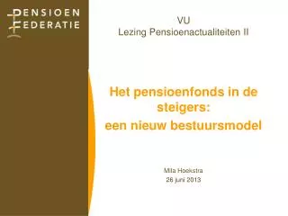 vu lezing pensioenactualiteiten ii