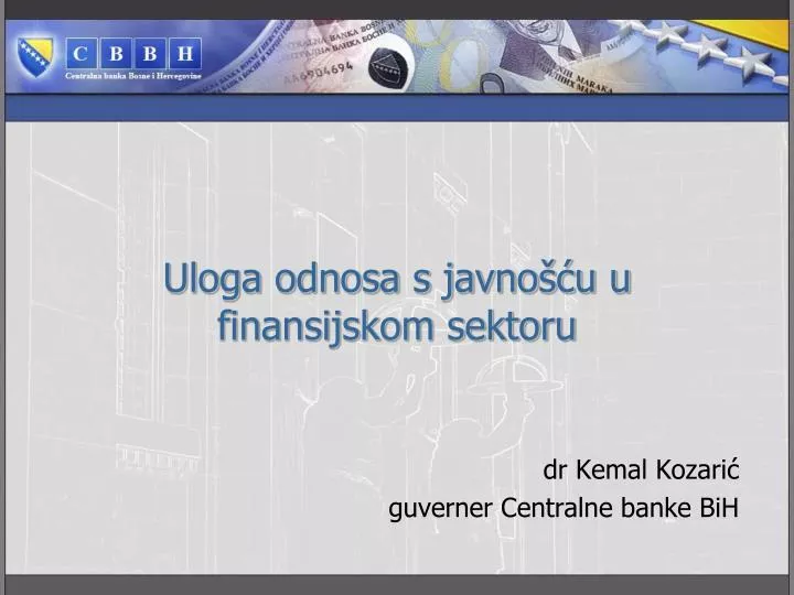 uloga odnosa s javno u u finansijskom sektoru