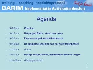 agenda