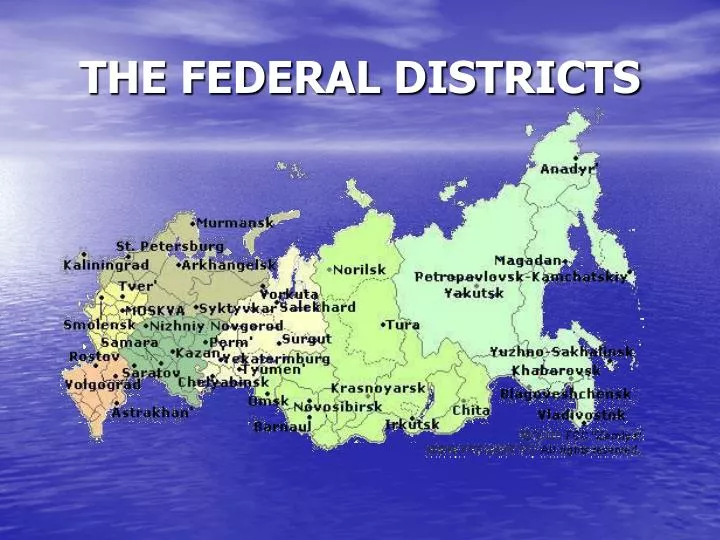 the federal districts