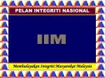 PELAN INTEGRITI NASIONAL - slide 1