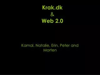 Krak.dk &amp; Web 2.0