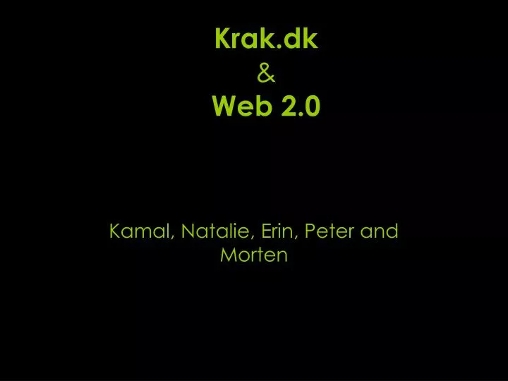 krak dk web 2 0