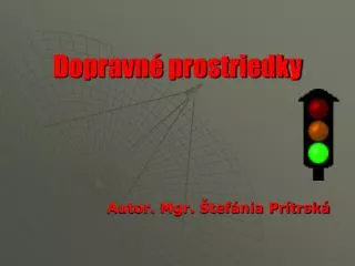 dopravn prostriedky