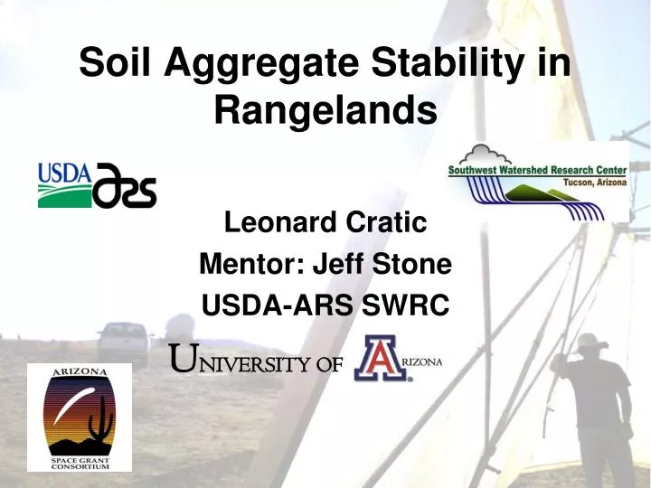 soil aggregate stability in rangelands