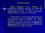 Konto księgowe - slide 1