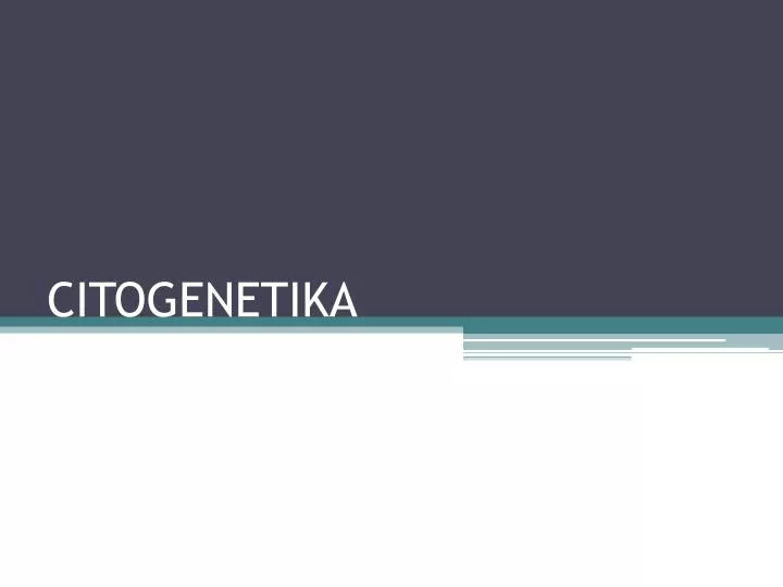 citogenetika