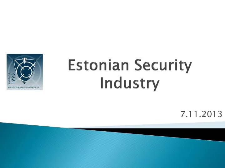 estonian security industry