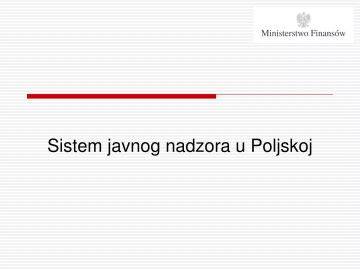 sistem javnog nadzora u poljskoj
