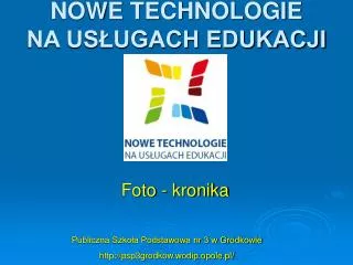 nowe technologie na us ugach edukacji