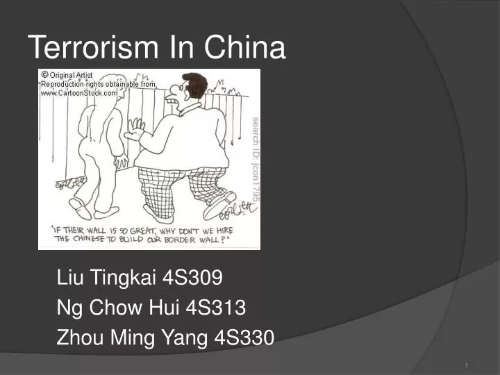 terrorism in china