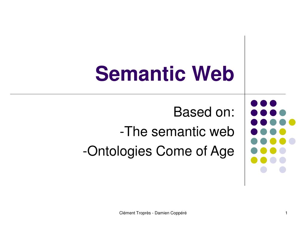 PPT - Semantic Web PowerPoint Presentation, free download - ID:4181471
