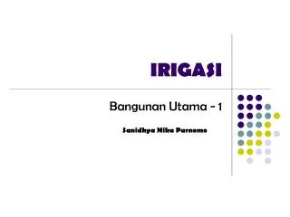 irigasi
