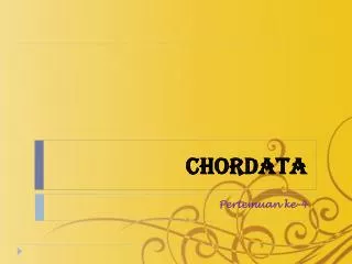 chordata