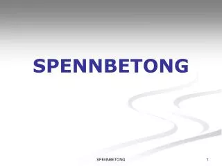 spennbetong