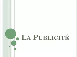 la publicit