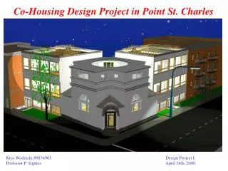 Co-Housing Design Project in Point St. Charles