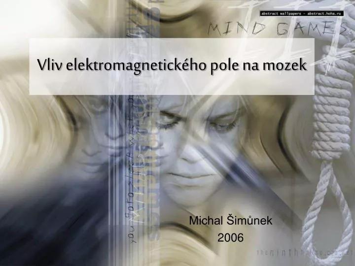 vliv elektromagnetick ho pole na mozek