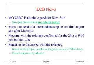 LCB News
