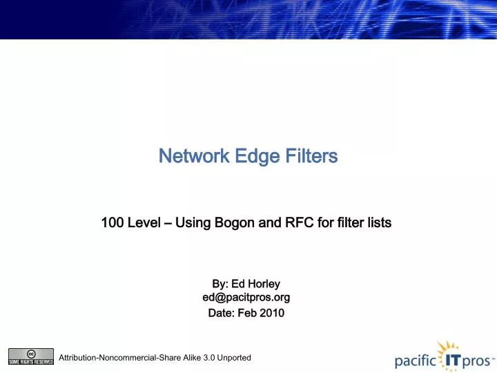 network edge filters