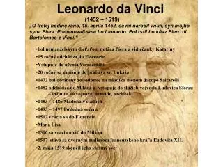 leonardo da vinci