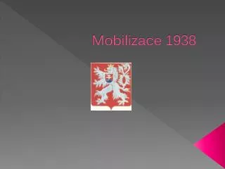 mobilizace 1938