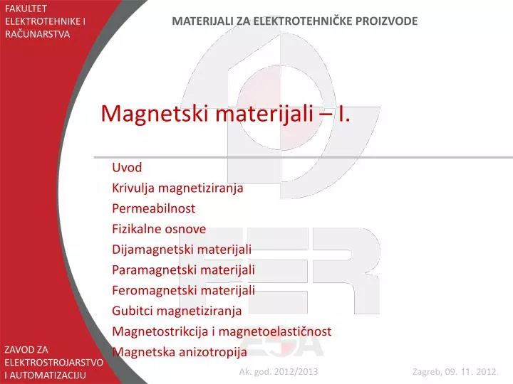 magnetski materijali i