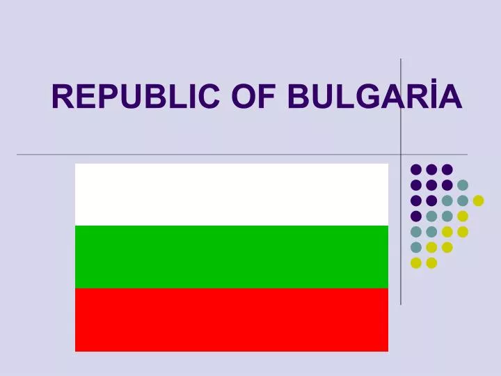 republic of bulgar a