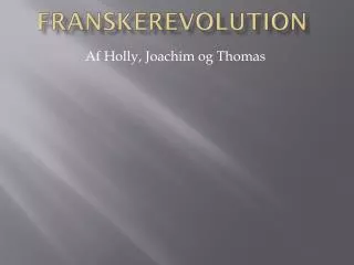 franskerevolution