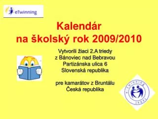 kalend r na kolsk rok 2009 2010