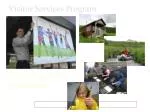 Visitor Services Program - slide 1