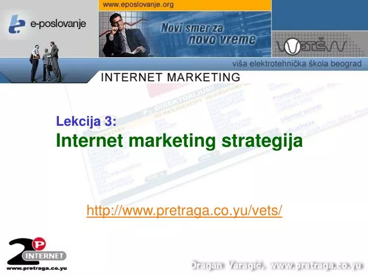 lekcija 3 internet marketing strategija