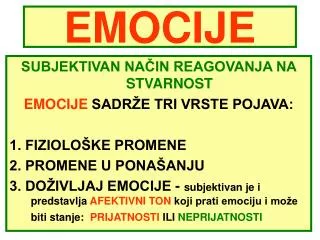 emocije