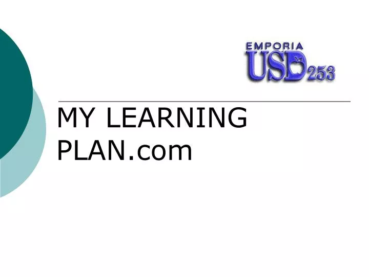 my learning plan com