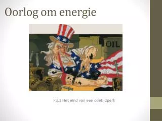 oorlog om energie