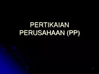 pertikaian perusahaan pp