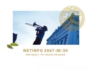 n e t i n f o 2 0 0 7 05 3 0 p e r n o a l t p c r d g i v n i n g e n