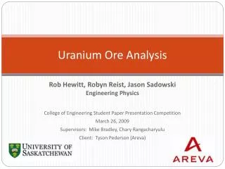 Uranium Ore Analysis
