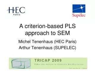 A criterion-based PLS approach to SEM