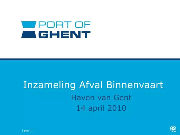 inzameling afval binnenvaart