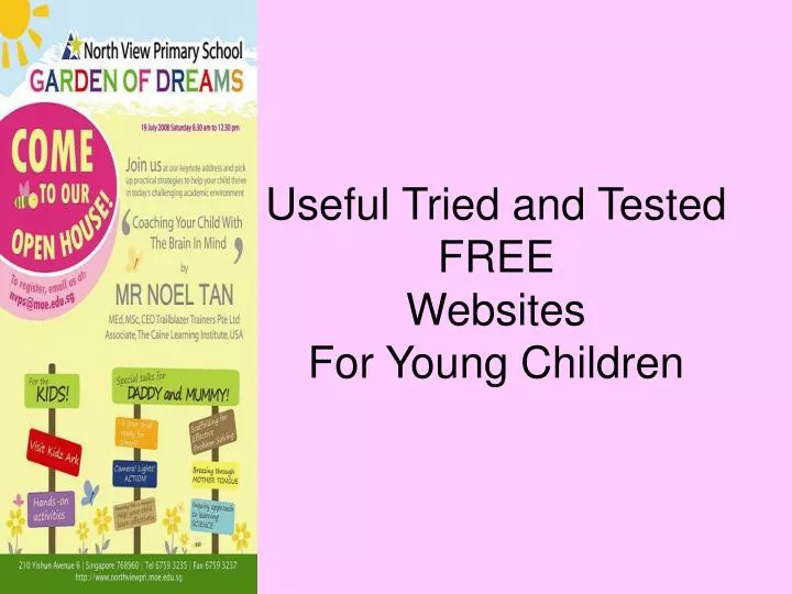 useful tried and tested free websites for young children