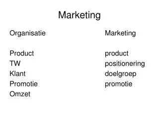 marketing